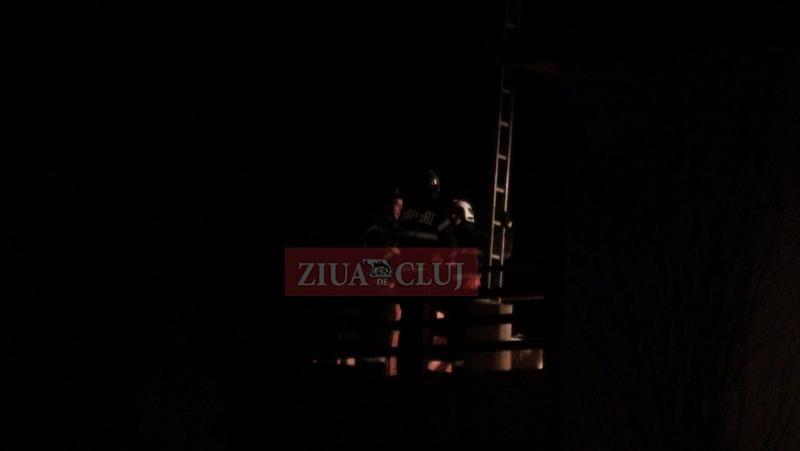 Incendiu de la un horn în Sânmărghita FOTO/VIDEO