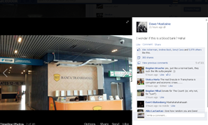 Solistul de la Megadeth glumeşte pe Facebook despre Banca Transilvania: 