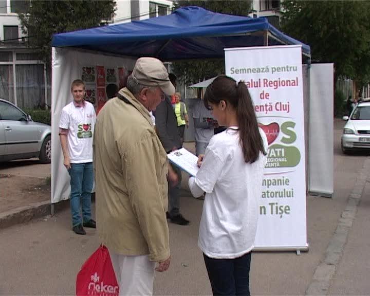 Tişe strânge semnături pentru Spitalul Regional de Urgenţă VIDEO