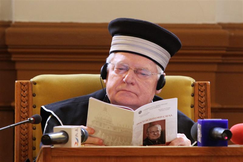 Pledoarie pentru adevăr şi libertate, susţinută de cardinalul Angelo Scola la decernarea titlului de DHC al UBB VIDEO