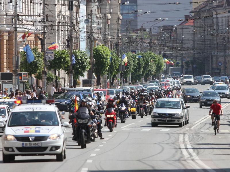 Marş al motocicliştilor, mâine, la Cluj