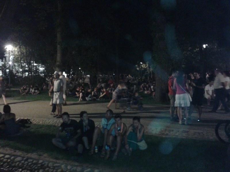 Atmosferă diurnă în miez de noapte la Cluj FOTO