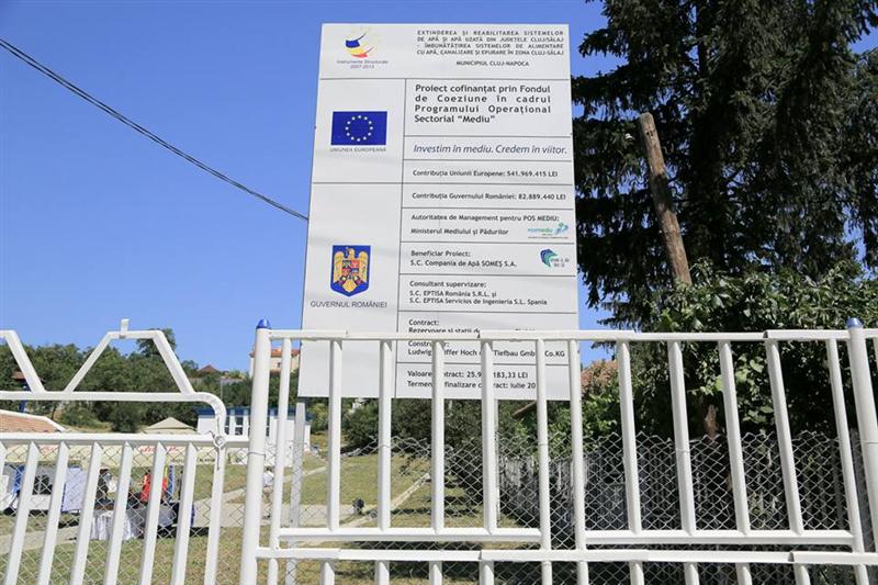 Rezervoare noi de apă în Cluj, în cel mai scump proiect de investiţii din istoria oraşului