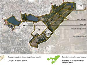 Cel mai mare parc al Clujului, cerut în zona dintre lacuri