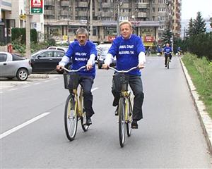 Mersul pe bicicletă i-a scos pe clujeni din casă. Ce mesaj transmite şeful Consiliului Judeţean  VIDEO