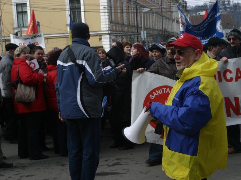 Protestele din sănătate, în linie dreaptă