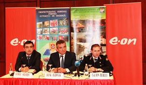 Maşinile pompierilor vor fi dotate cu detectoare de gaze, în cadrul parteneriatului cu E.ON România