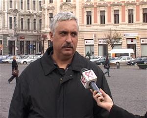 Un poliţist cere să fie eutanasiat în centrul Clujului VIDEO