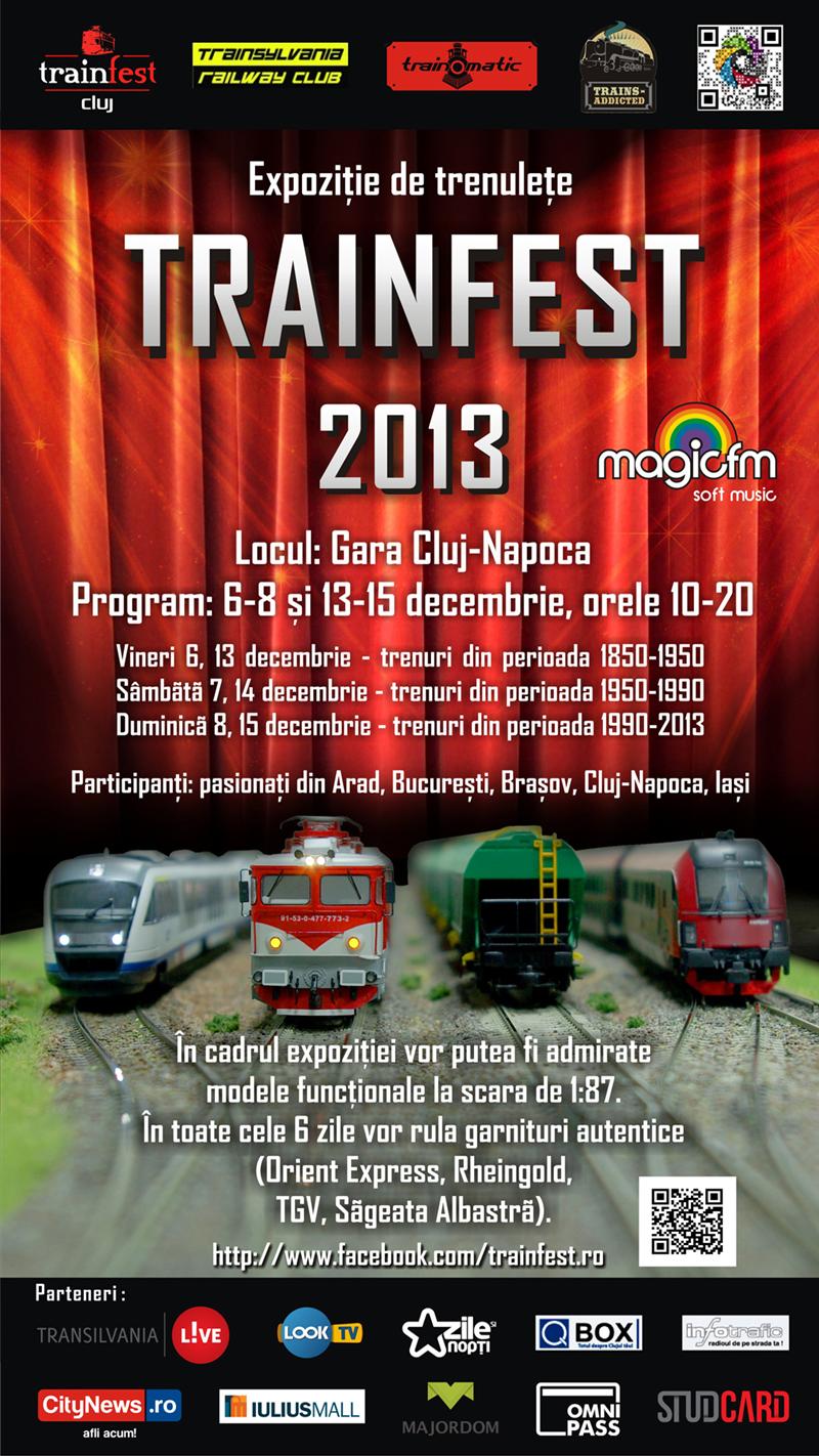 Expoziţie de trenuri în miniatură la Gara CFR din Cluj-Napoca