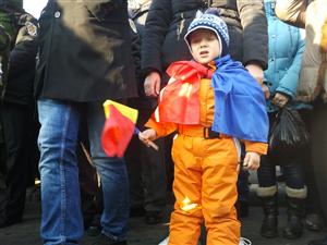 Mii de clujeni la parada de Ziua Naţională FOTO / VIDEO