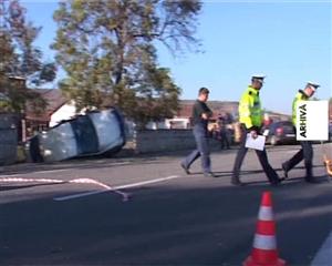 Soţul Savei Negrean-Brudaşcu, implicat într-un accident de circulaţie în Căpuşu Mare VIDEO
