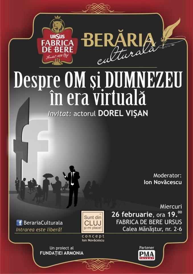 Despre Om şi Dumnezeu în era Facebook la Berăria Culturală 