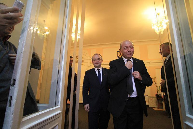 Băsescu: Cu Emil Boc preşedinte, mă văd premier