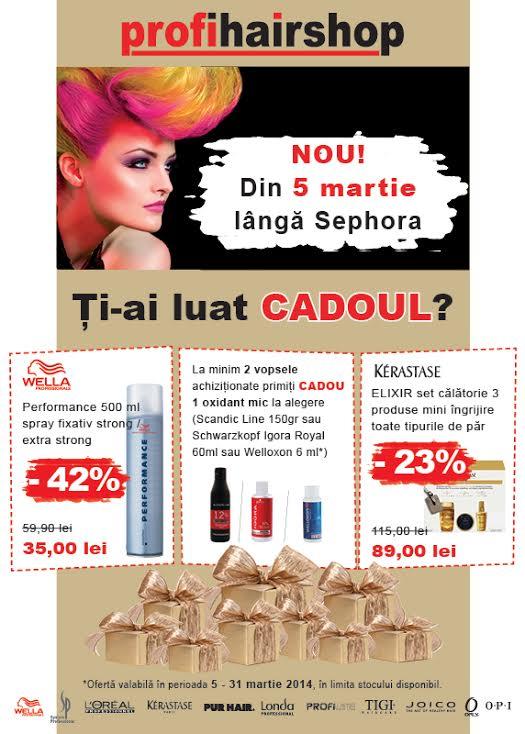 Profihairshop inaugurează mâine magazinul din Polus Center (P)