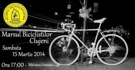 Marşul bicicliştilor clujeni ia startul din Mărăşti 