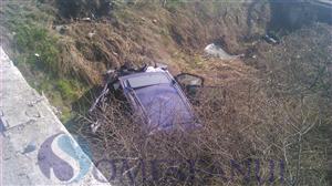 Maşină răsturnată în Iclod: o persoană a murit şi alte trei sunt rănite