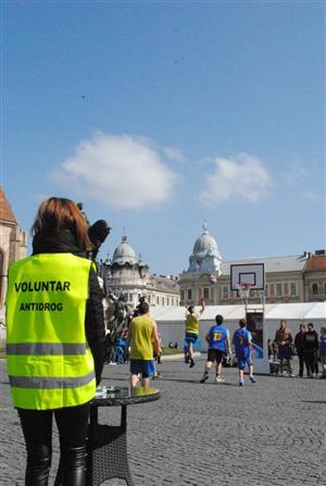 Sport împotriva drogurilor în Piața Unirii