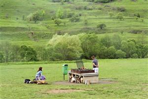 S-a deschis sezonul de picnic la Cluj. Boc promite amenzi pentru gunoaie FOTO/VIDEO