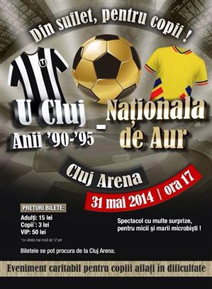 Vedetele Naţionalei de Aur vin pe Cluj Arena