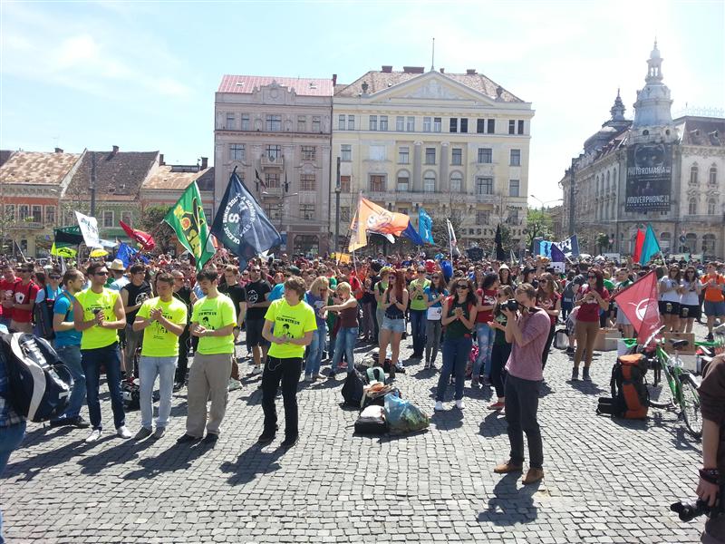 O mie de dansatori în Piaţa Unirii FOTO/VIDEO