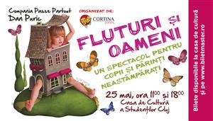“Fluturi si Oameni”, la Casa de Cultura a Studentilor Cluj Napoca (P)