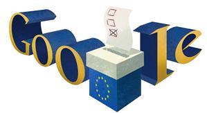 GOOGLE şi-a schimbat logo-ul pentru ALEGERILE EUROPARLAMENTARE