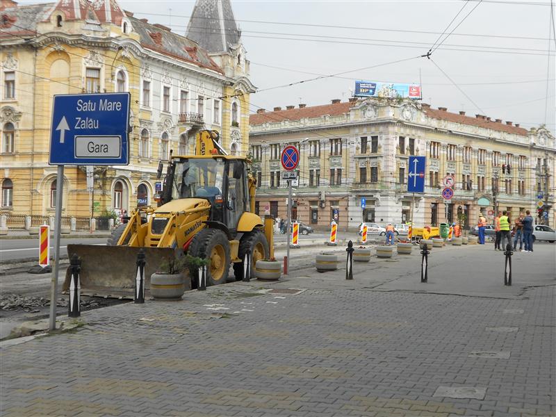 Haos în Cluj. Centrul este paralizat