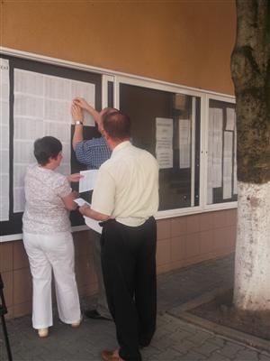 BAC 2014. La afişarea rezultatelor au fost prezenţi doar cei nemulţumiţi
