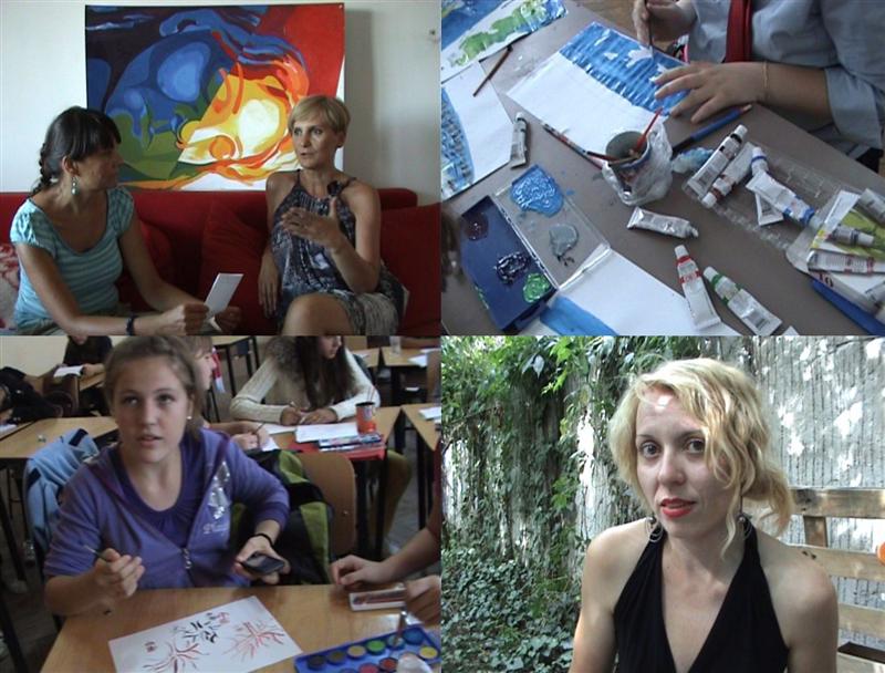 Lecție de educație vizuală la Casa Tranzit