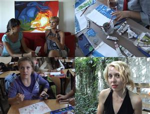 Lecție de educație vizuală la Casa Tranzit
