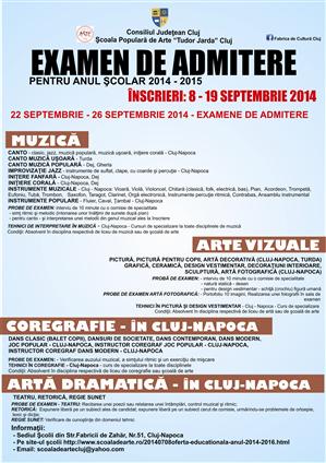 Şcoala populară de Arte caută noi elevi. Vezi când sunt înscrierile