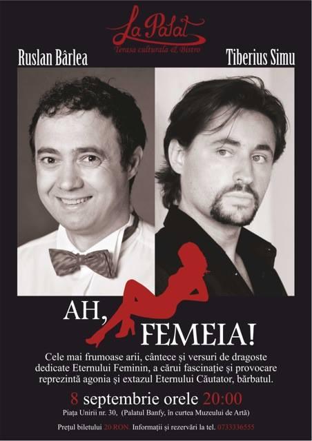 Actorul Ruslan Bârlea, în recital excepţional La Palat