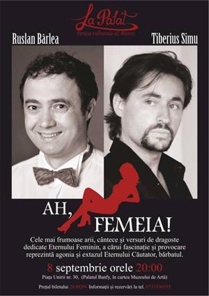Actorul Ruslan Bârlea, în recital excepţional La Palat
