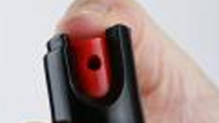 Scandalagii cu tupeu: s-au luat de poliţiştii care au vrut să-i despartă. I-a salvat spray-ul lacrimogen