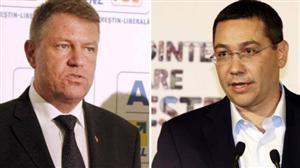 Declaraţiile lui Klaus Iohannis şi Victor Ponta, din prima lor dezbatere politică 