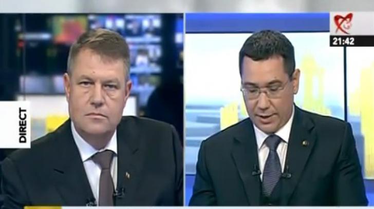 Concluziile confruntărilor Ponta-Iohannis. 