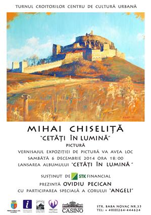 Cetăţile României, expuse pe pânză la Bastionul Croitorilor