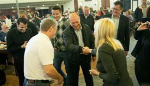 Băsescu petrece finalul de mandat la berărie