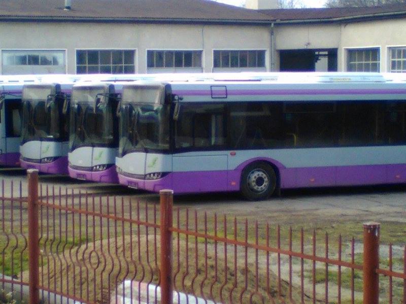 Primul autobuz mov în service: Temperaturile scăzute şi acţionarea greşită a butoanelor