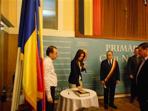 Schimbări în administraţia clujeană: doi consilieri locali noi au depus jurământul