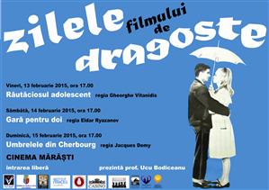 Zilele filmului de dragoste la Cinema Mărăşti