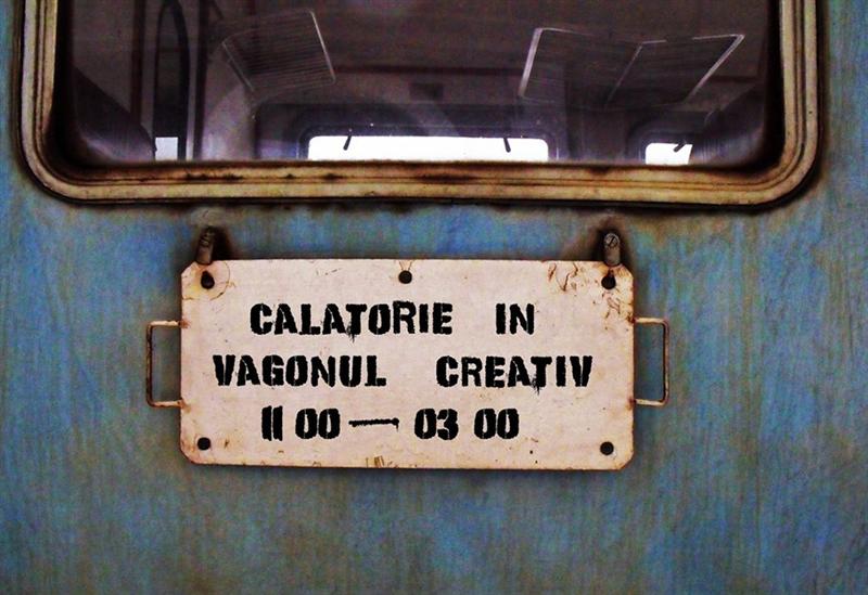 Călătorie în vagoane creative, cu plecare din Gara Cluj-Napoca 