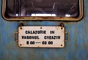 Călătorie în vagoane creative, cu plecare din Gara Cluj-Napoca 