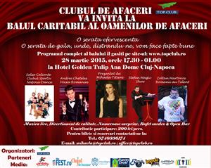 Bal al oamenilor de afaceri, în scop caritabil. Programul evenimentului