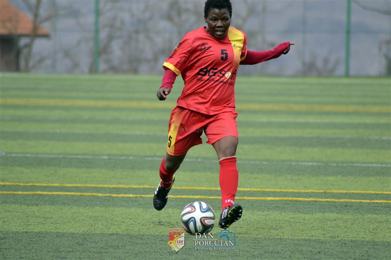 Jucătoare a echipei de fotbal feminin a Clujului, convocată la naţională