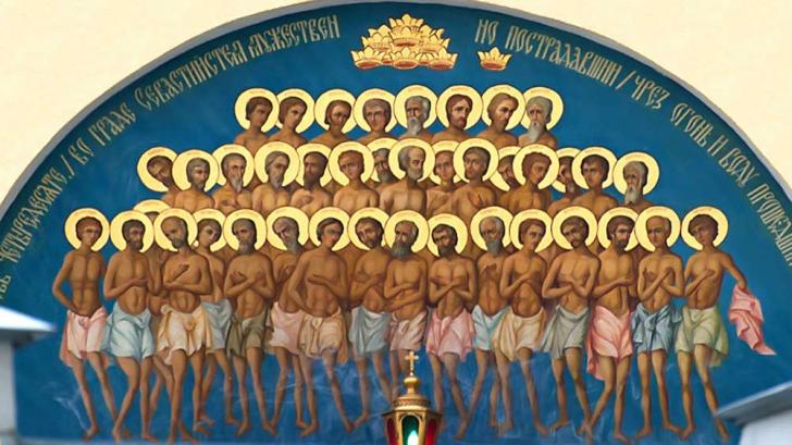 Creştinii îi sărbătoresc astăzi pe Sfinţii 40 de Mucenici
