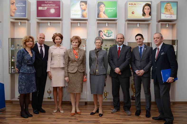Alteța Sa Regală Principesa Moștenitoare Margareta a vizitat fabrica Farmec de la Cluj (P)