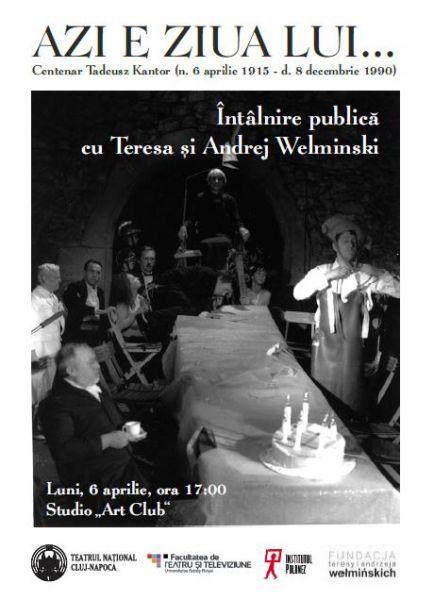 100 de ani de la nașterea regizorului polonez Tadeusz Kantor, sărbătoriţi la Naţionalul clujean