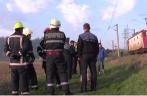 Bărbat spulberat de tren. 