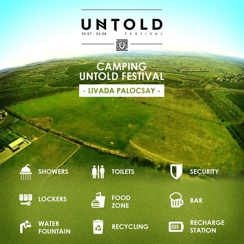 Livada Palocsay, transformată în camping pentru Untold Festival 